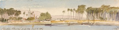 Sheikh Abadeh, 3-15 pm, 6 gennaio 1867 (84) da Edward Lear